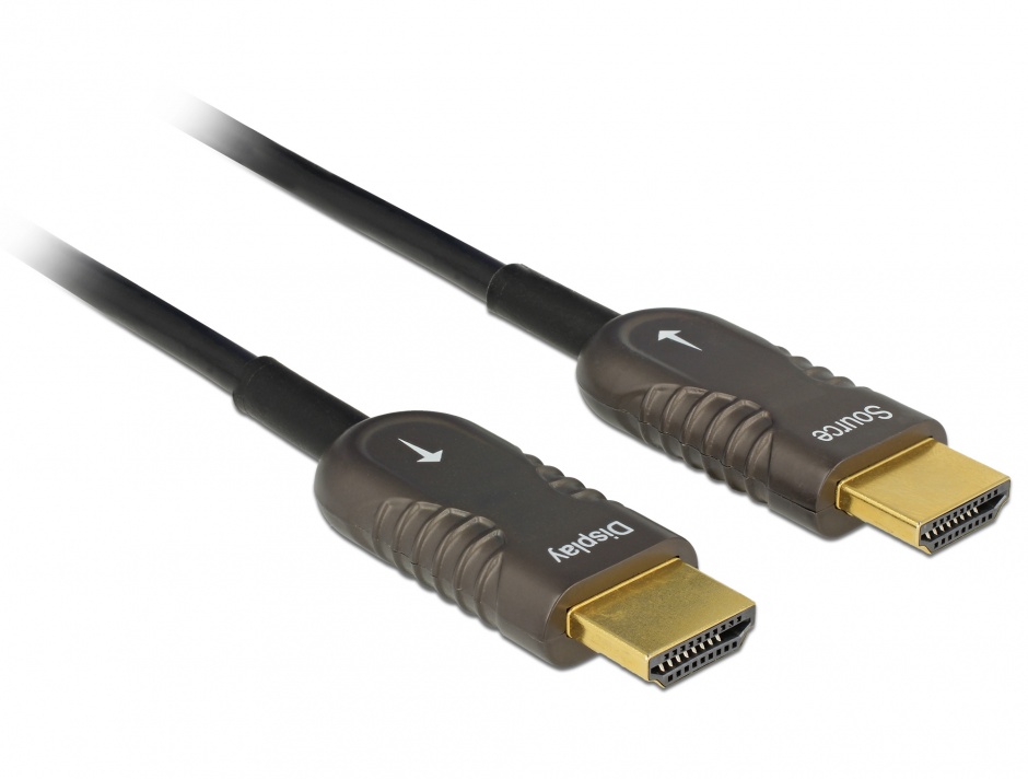 Cablu activ optic hdmi 4k 60hz t-t 30m, delock 85677