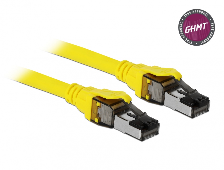Cablu de retea RJ45 Cat.8.1 S/FTP 3m (GHMT certificat), Delock 86583 (GHMT imagine noua 2022