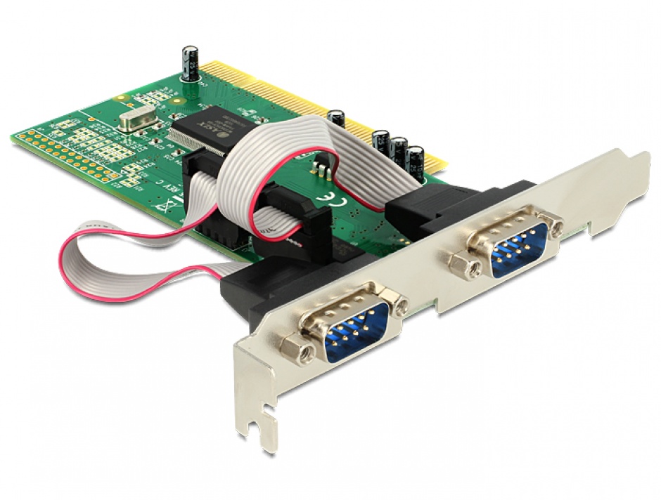 Placa pci la serial 2 porturi rs232, delock 89003
