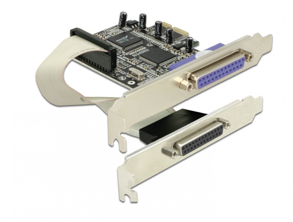 PCI Express la 2 porturi paralel DB25, Delock 89125 89125 imagine noua