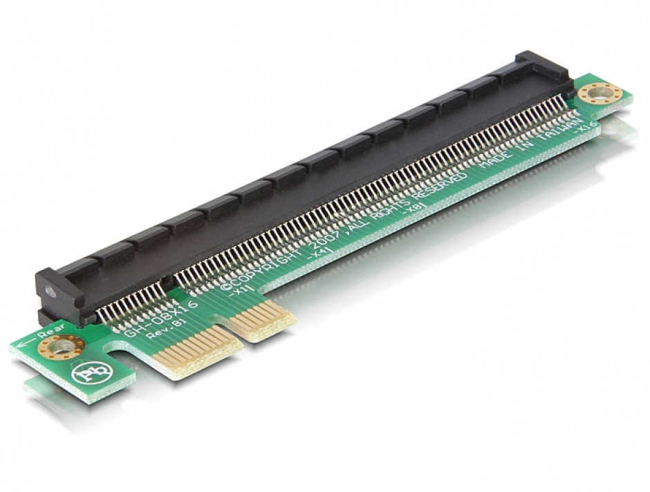 Riser Card PCI Express x1 la x16, Delock 89159 conectica.ro