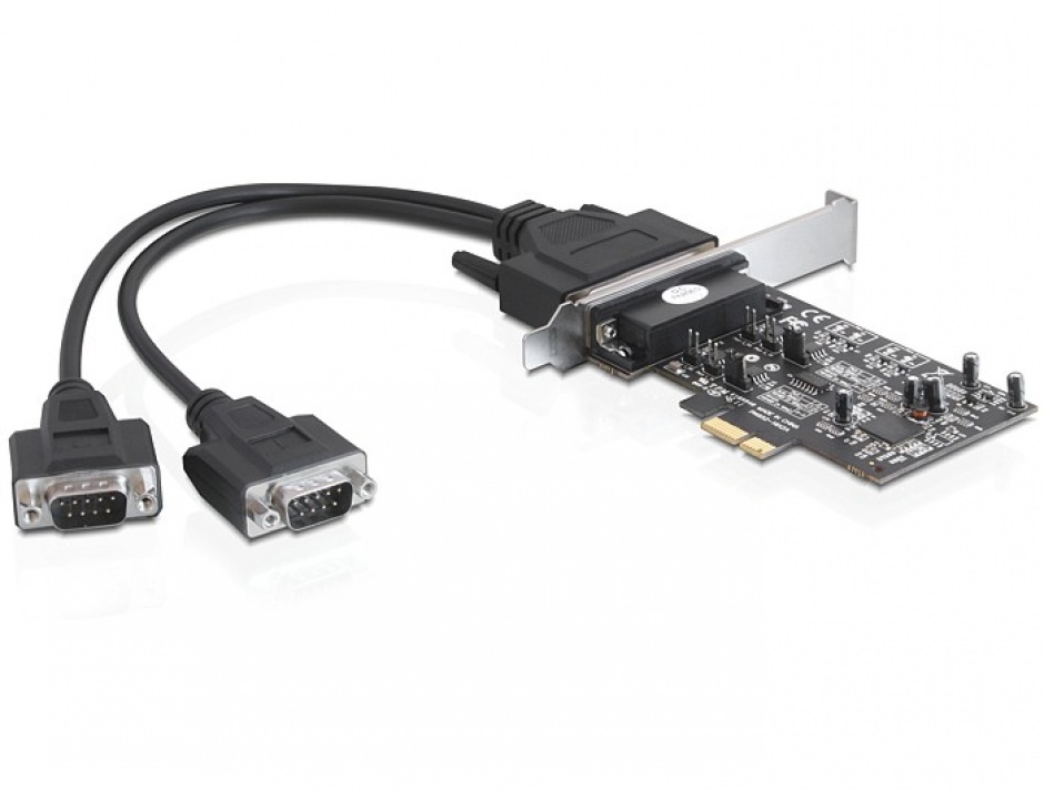 Placa pci express la 2 x serial rs-422/485, delock 89320