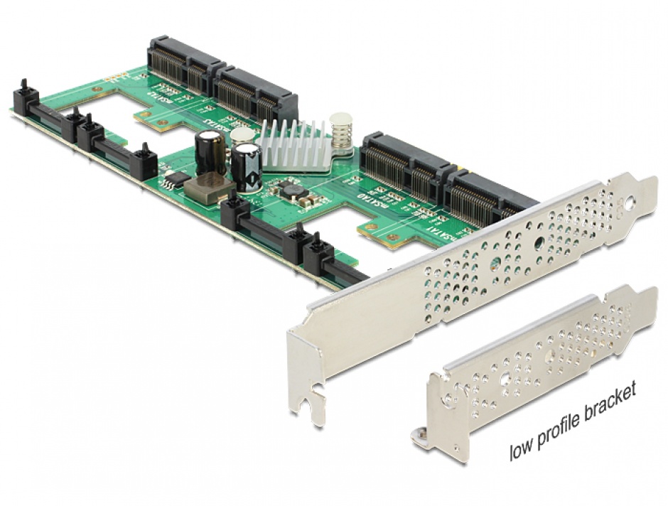 Pci express card cu 4 porturi msata cu raid, delock 89373
