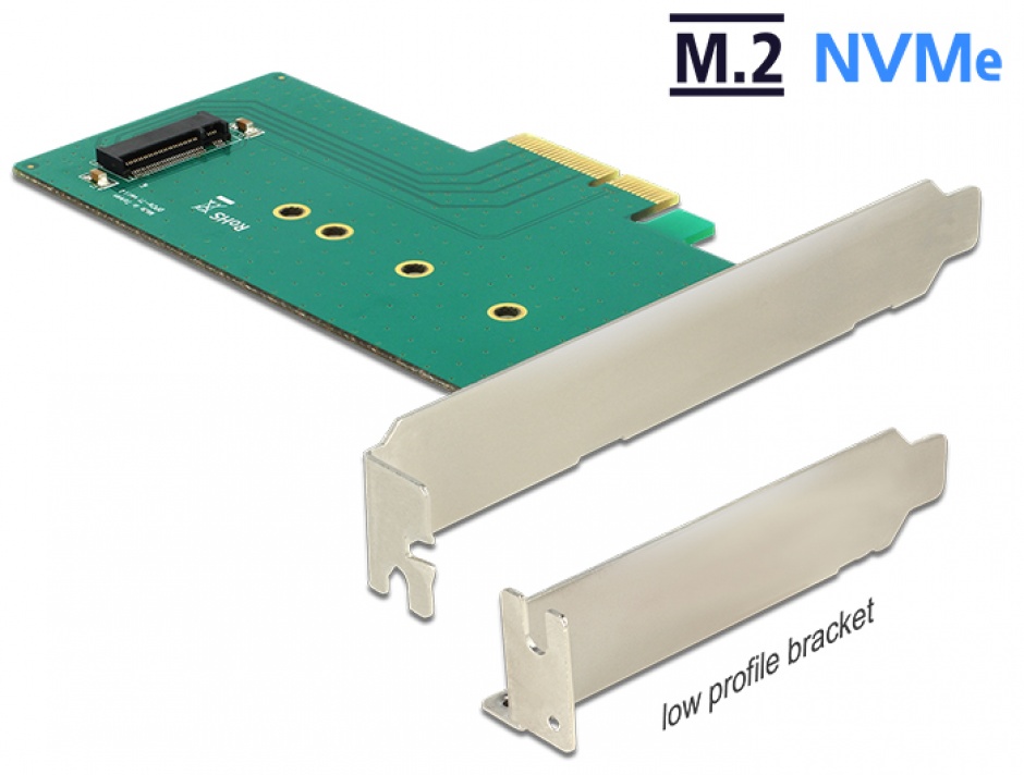 PCI Express la 1 x internal NVMe M.2 Key M 110 mm, Delock 89472 conectica.ro