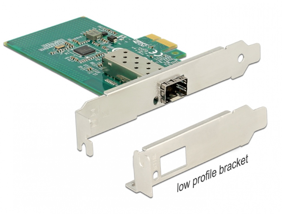 Pci express card la 1 x sfp slot gigabit lan, delock 89481