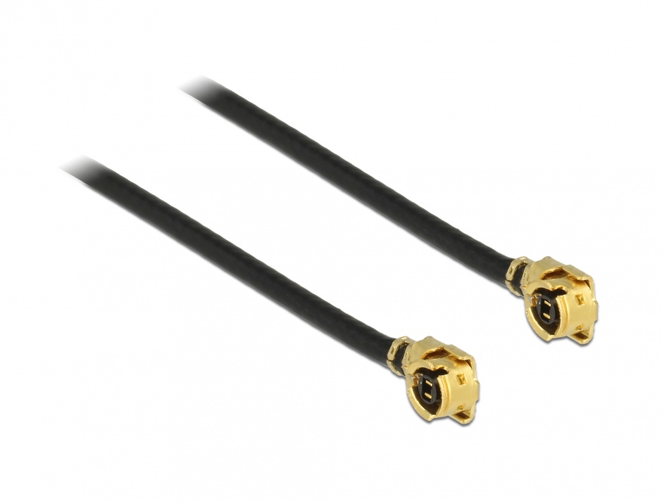 Cablu antena MHF / U.FL-LP-068 plug la MHF / U.FL-LP-068 plug 10cm 1.13, Delock 89607