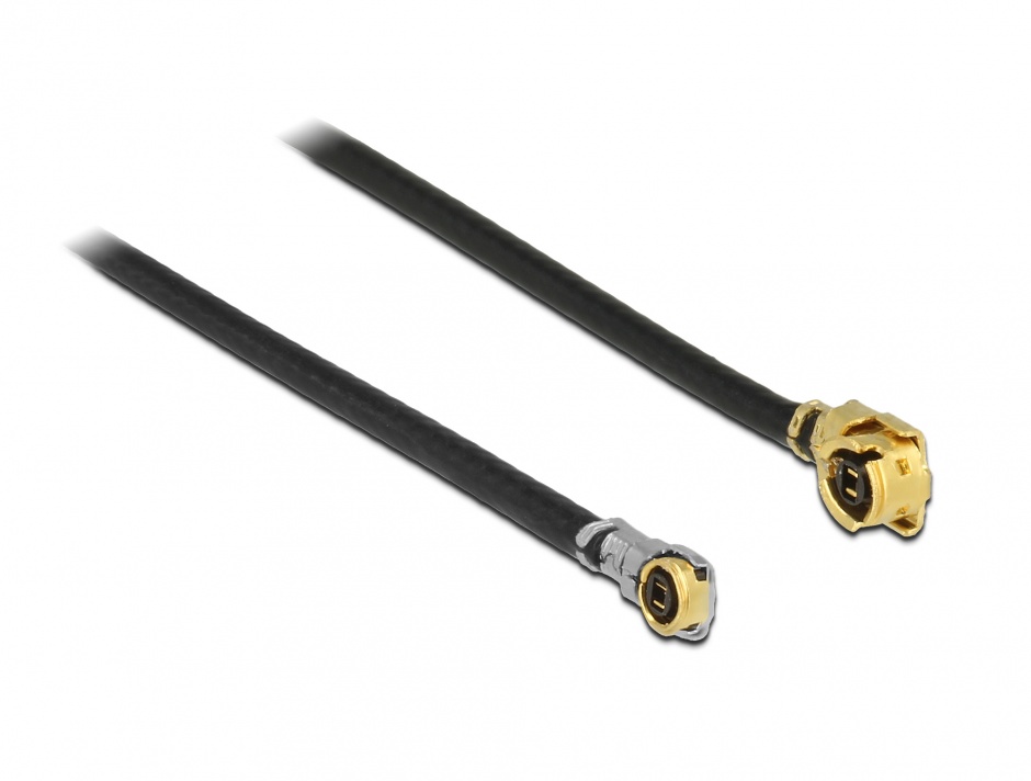 Cablu antena MHF / U.FL-LP-068 plug la MHF IV/ HSC MXHP32 plug 50cm 1.13, Delock 89651 1.13