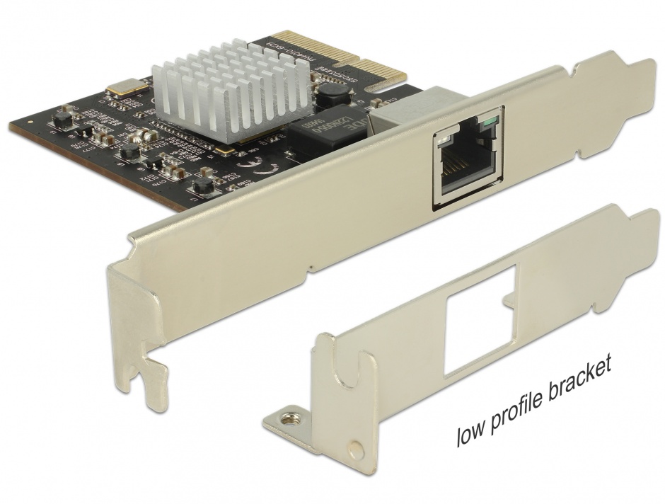 PCI Express la 1 x 10 Gigabit LAN NBASE-T RJ45, Delock 89654 Delock conectica.ro imagine 2022 3foto.ro