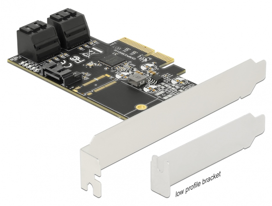 PCI Express cu 5 porturi SATA III, Delock 90395