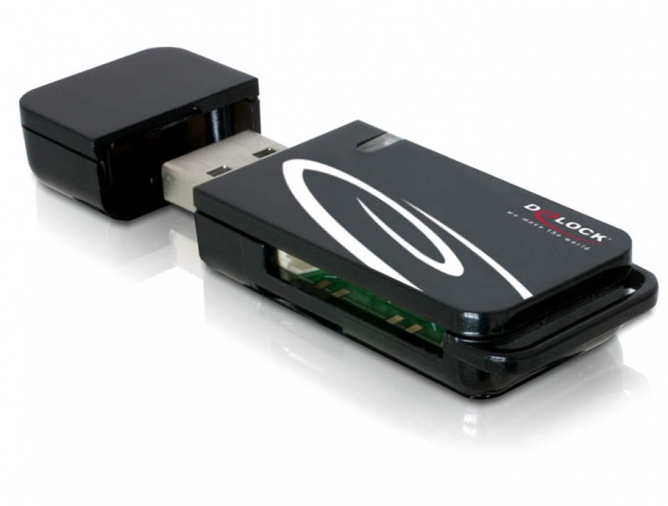 Cititor de carduri usb 2.0 20 in 1, delock 91667