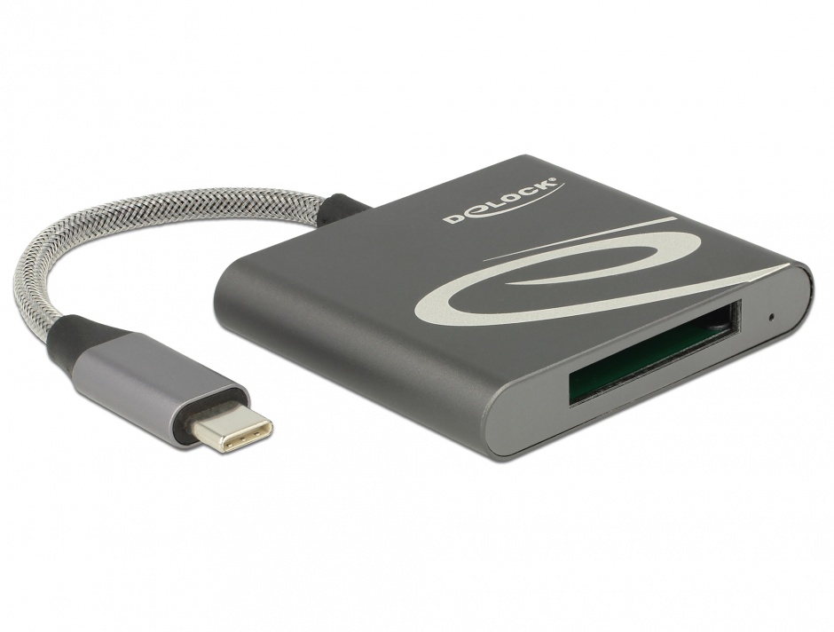 Cititor de carduri USB 3.1-C pentru carduri memorie XQD 2.0, Delock 91746 2.0 imagine noua 2022