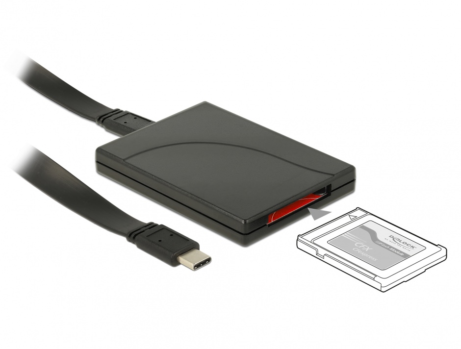 Cititor de carduri USB-C 3.1 la CFexpress, Delock 91749 3.1 imagine noua 2022