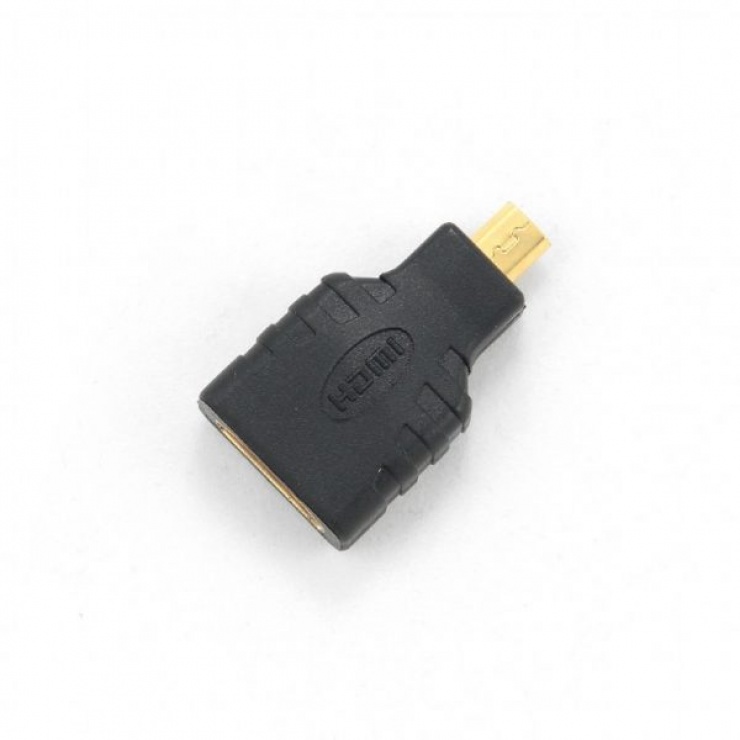Adaptor micro HDMI-D la HDMI T-M, Gembird A-HDMI-FD conectica.ro