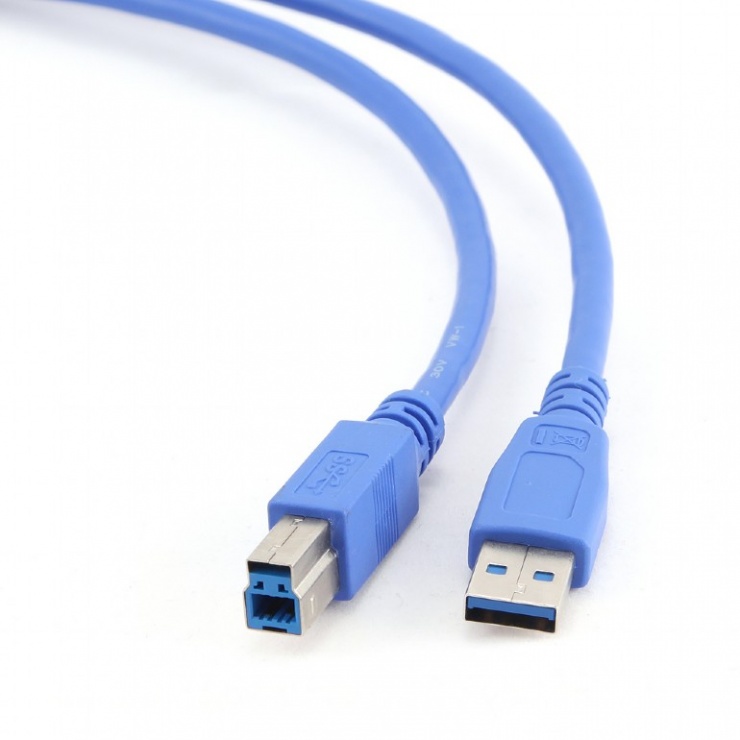 Cablu USB 3.0 A la B 1.8m, Gembird CCP-USB3-AMBM-6 conectica.ro