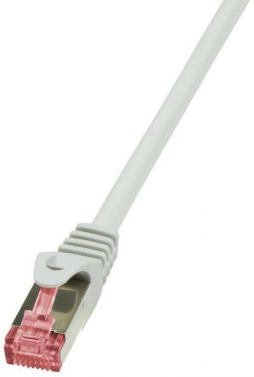 Cablu de retea RJ45 SFTP cat6 LSOH 30m Gri, Logilink CQ2122S conectica.ro