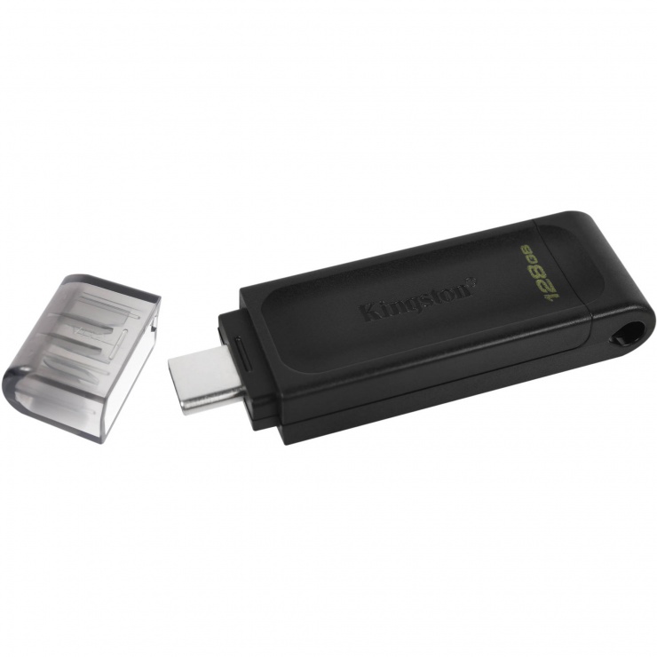 Stick USB 3.2-C 128GB DataTraveler 70, Kingston imagine noua