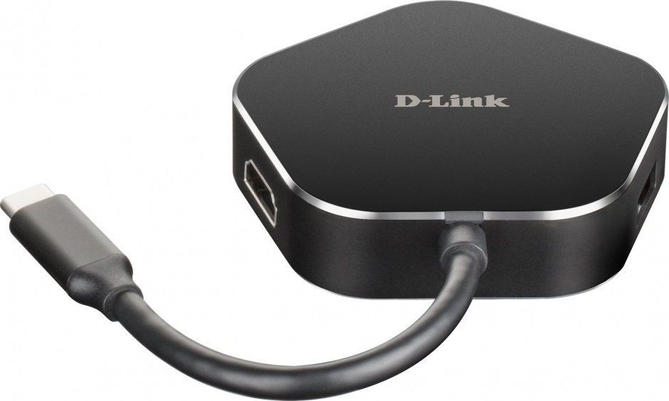 Docking station USB-C la HDMI 4K, 2 x USB-A, 1 x USB-C PD (Power Delivery), D-LINK DUB-M420 Dell conectica.ro imagine 2022 3foto.ro
