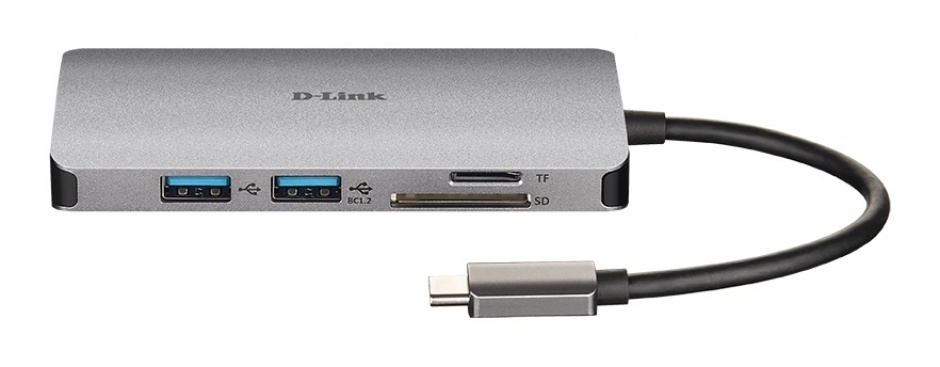 Docking station USB-C la HDMI 4K, 2 x USB-A, 1 x Quick Charge (BC 1.2), 1 x USB-C (Thunderbolt 3), D-LINK DUB-M610