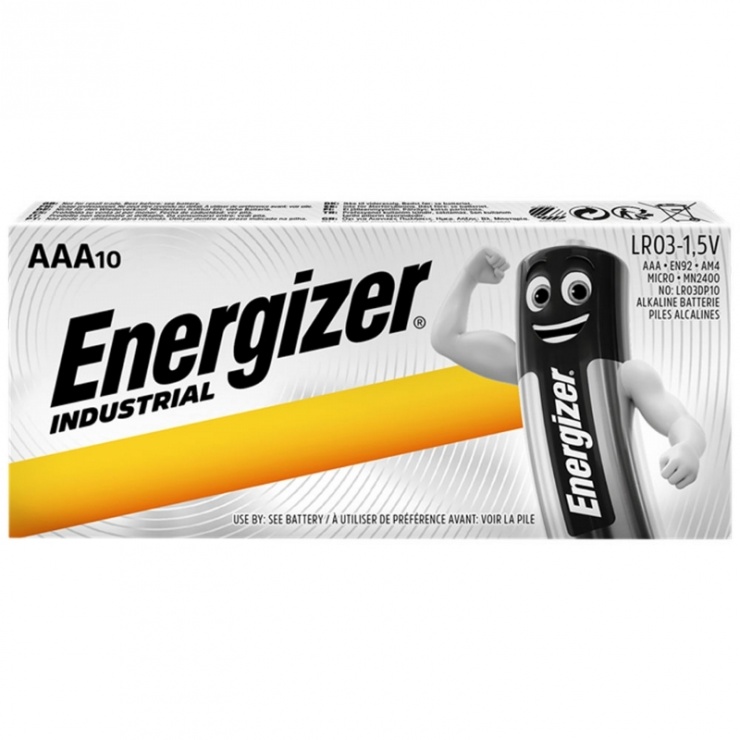 Set 10 buc baterii industriale aaa, energizer