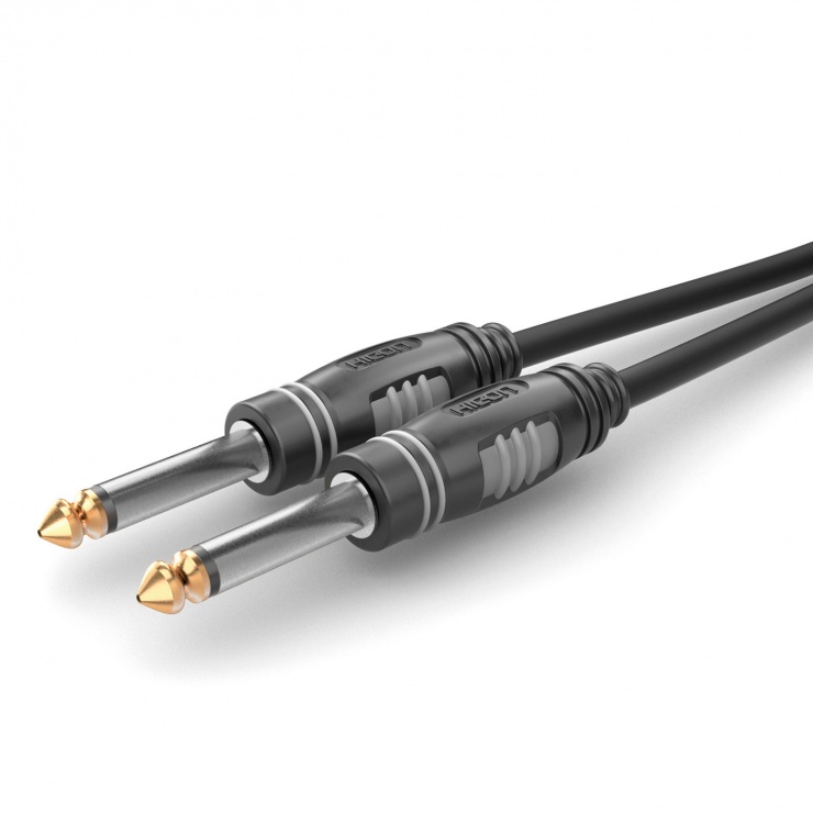 Cablu audio jack mono 6.35mm T-T 3m, HBA-6M-0300 -3M imagine noua 2022