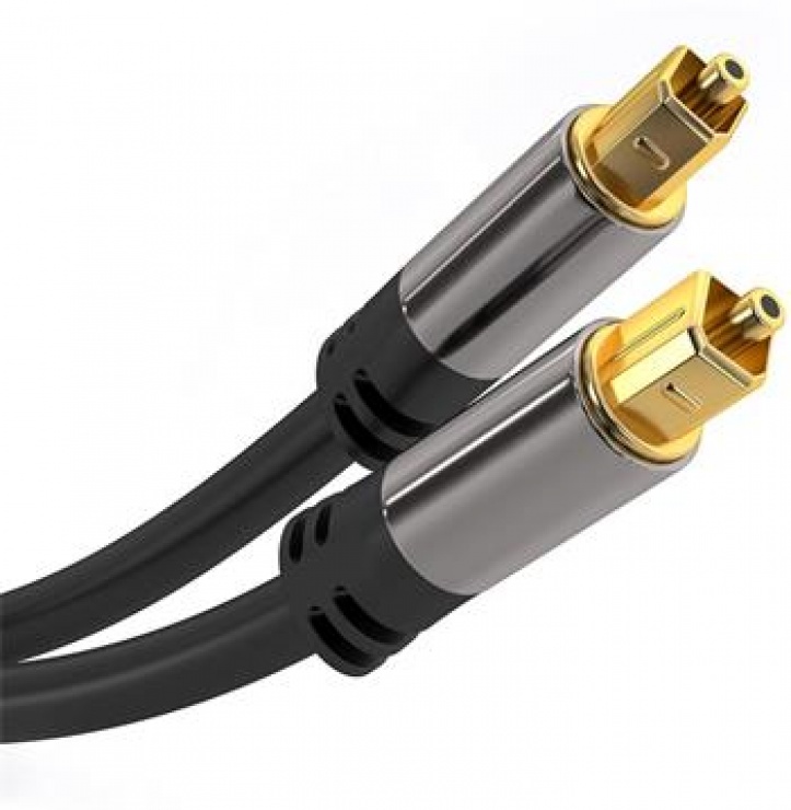 Cablu audio optic digital Toslink 0.5m, kjtos6-05 conectica.ro