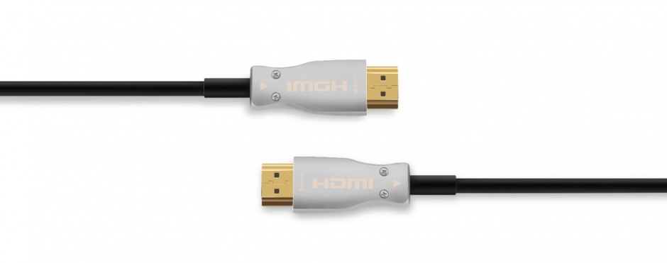 Cablu HDMI Activ Optical (AOC) 4K@60Hz 10m T-T Negru, KPHDM2X10 conectica.ro