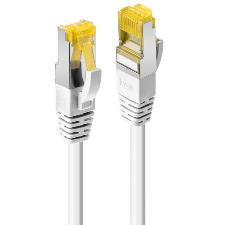 Cablu de retea S/FTP cat 7 LSOH Alb 20m, Lindy L47330 20m imagine noua 2022
