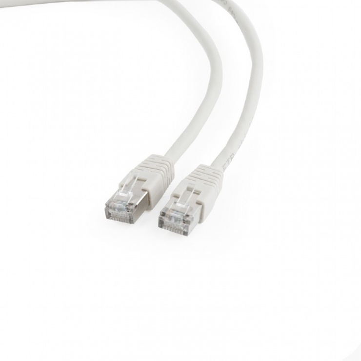 Cablu de retea RJ45 FTP cat6 0.25m Gri, Gembird PP6-0.25M conectica.ro
