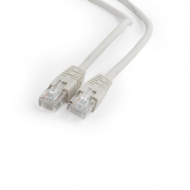 Cablu de retea RJ45 0.25m cat 6 UTP Gri, Gembird PP6U-0.25M conectica.ro