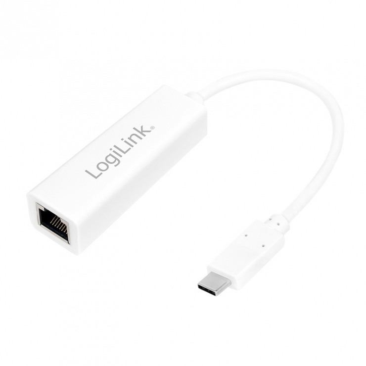 Adaptor USB 3.1-C la RJ45 Gigabit, Logilink UA0238 conectica.ro imagine noua 2022