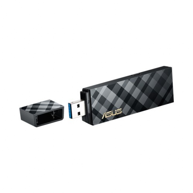 Adaptor usb 3.0 wi-fi dual band mimo ac1300, asus usb-ac54