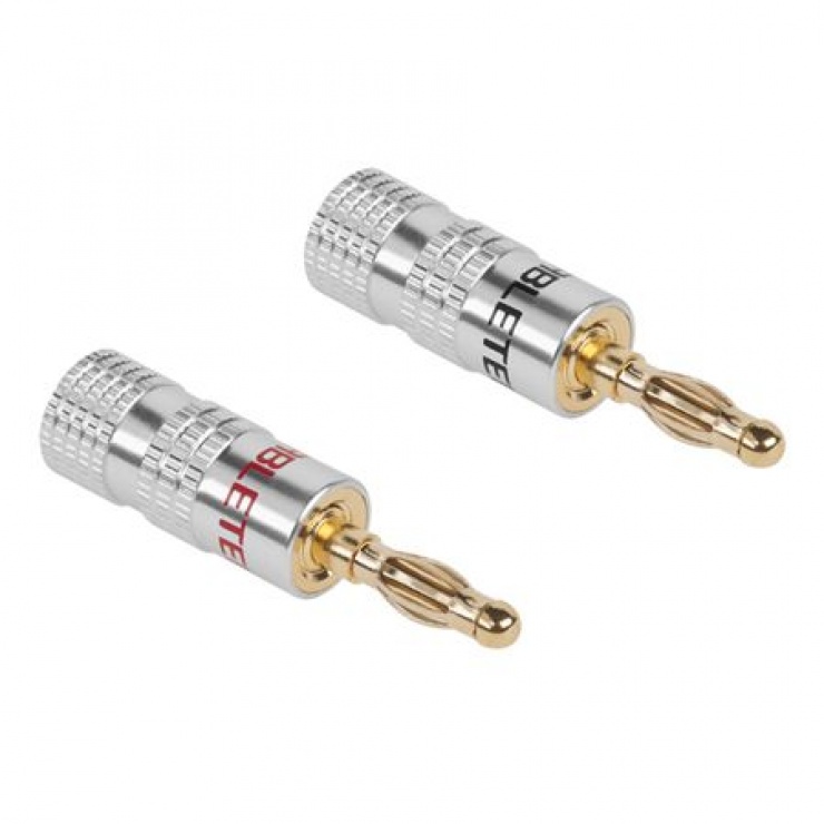 Set 2 buc conector banana, WTY0204