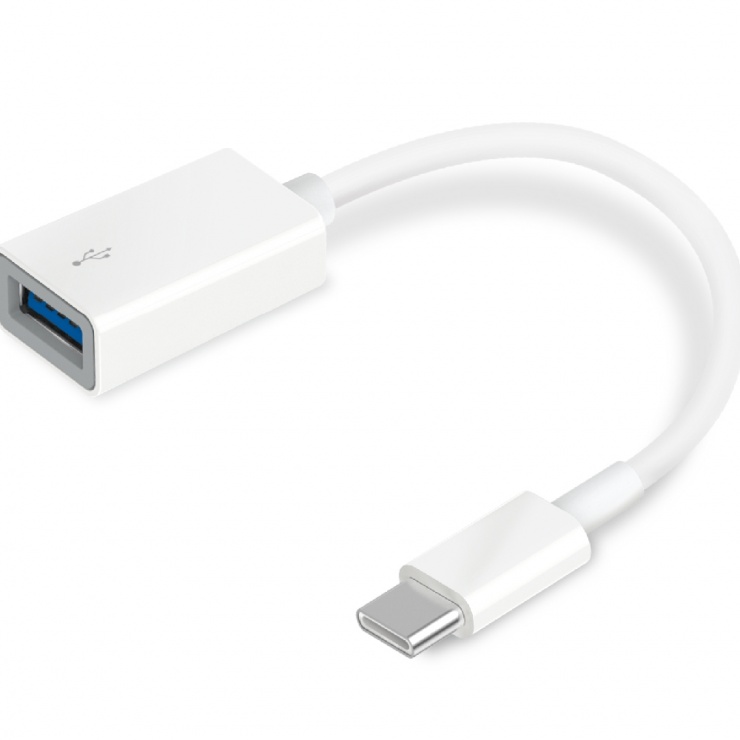 Adaptor usb 3.0 tip c la usb-a 12cm alb, tp-link uc400