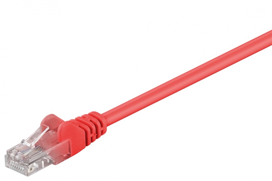 Cablu de retea RJ45 cat 5e 1.5m Rosu, SPUTP015R