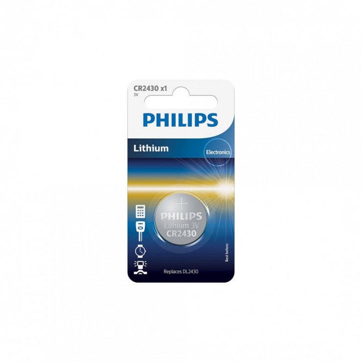 Baterie cr2430 3v litiu, philips