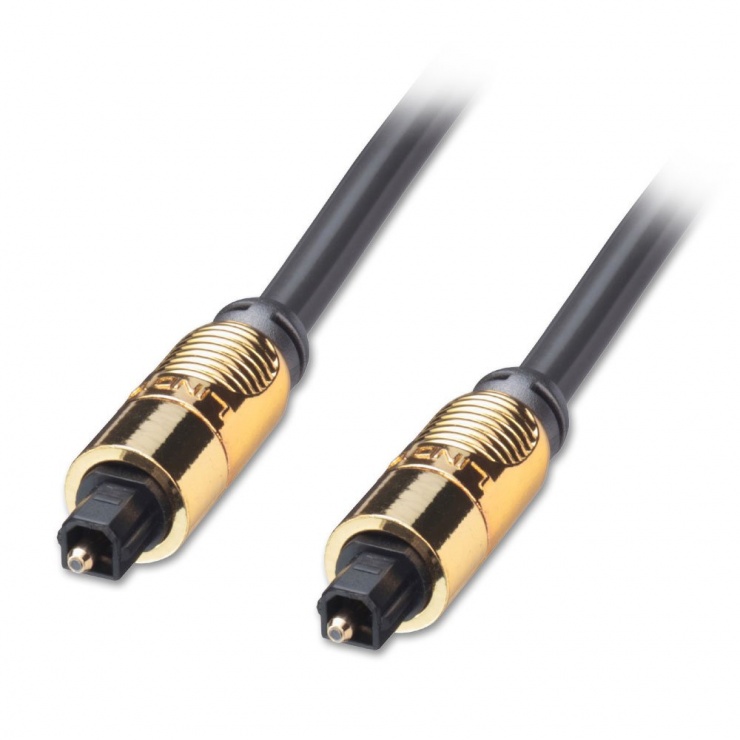 Cablu optic digital Premium TosLink SPDIF 50m, Lindy L37891 imagine noua
