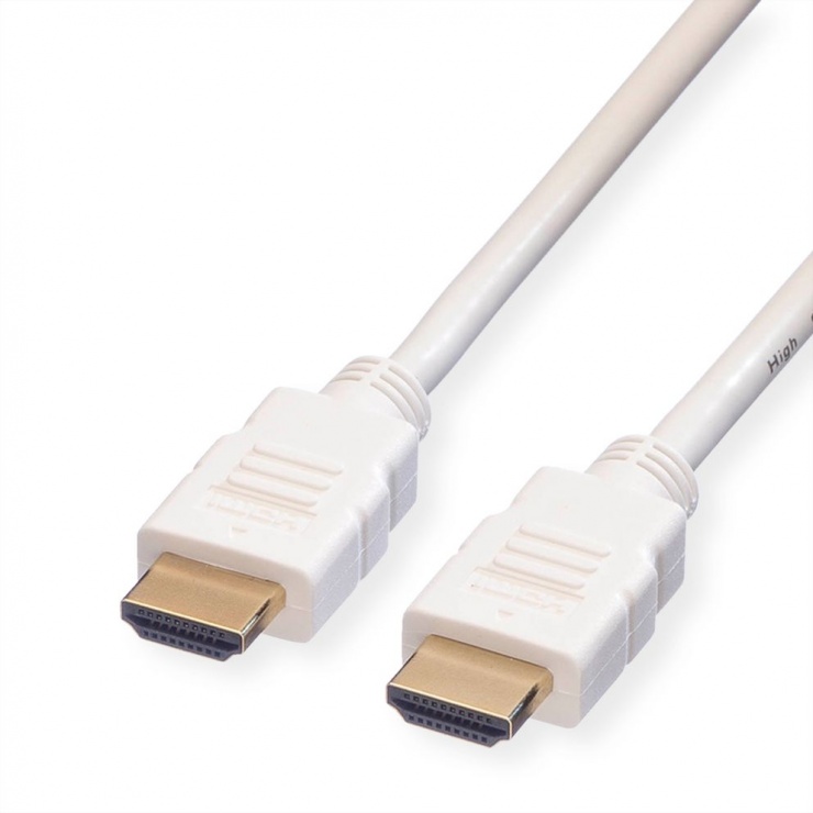 Cablu high speed hdmi v1.4 20m alb, roline 11.04.5720