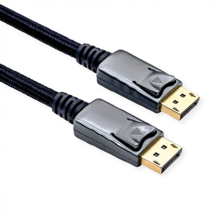 Cablu Displayport 8K60Hz/4K120Hz T-T 3m, Roline 11.04.5868 (3M imagine noua tecomm.ro