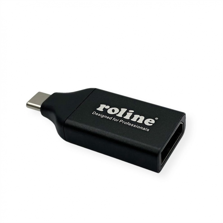 Adaptor USB-C la DisplayPort 1.2 4K60Hz T-M, Roline 12.03.3227 imagine noua