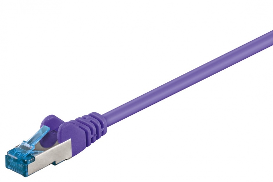 Cablu de retea RJ45 cat 6A SFTP 0.25m Mov, sp6asftp002V