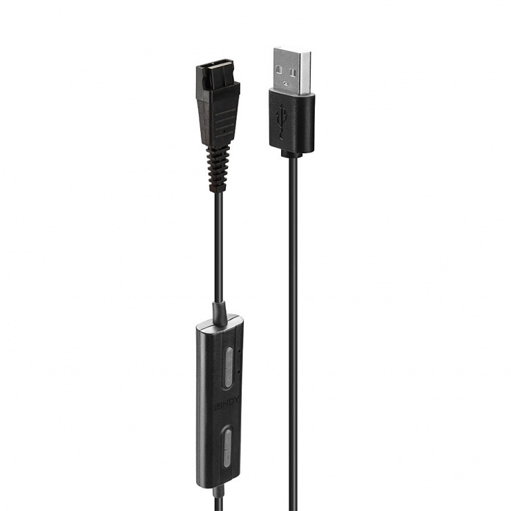Adaptor USB pentru casti Jabra Quick Disconnect, Lindy L42750 imagine noua
