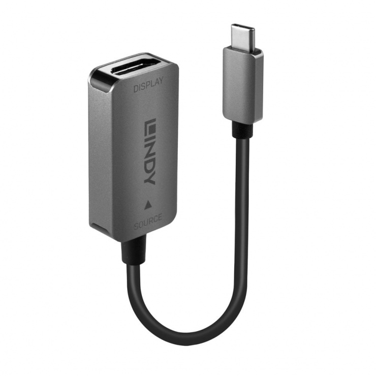 Adaptor usb 3.1 type c la hdmi 4k@60hz t-m, lindy l43287