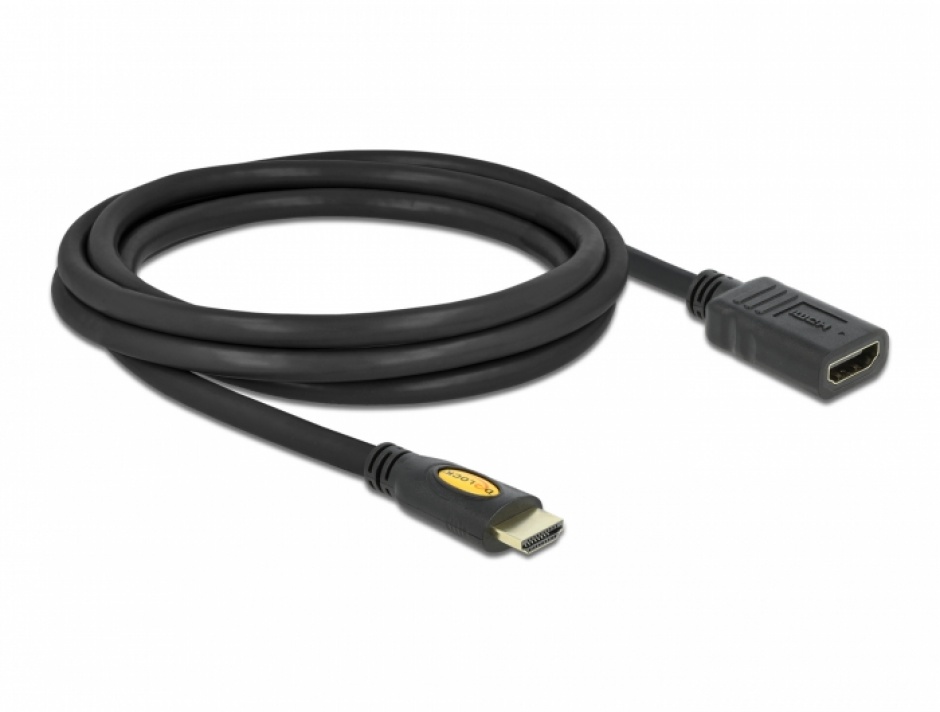 Cablu prelungitor HDMI 4K 1.4 T-M 2m, Delock 83080