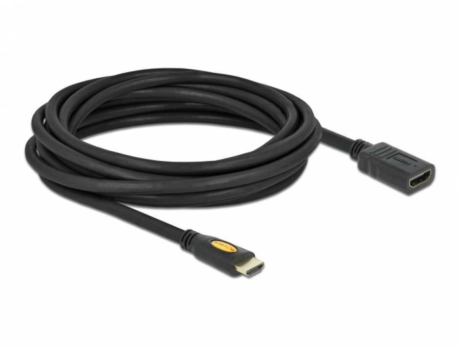 Cablu prelungitor HDMI 4K 1.4 T-M 5m, Delock 83082