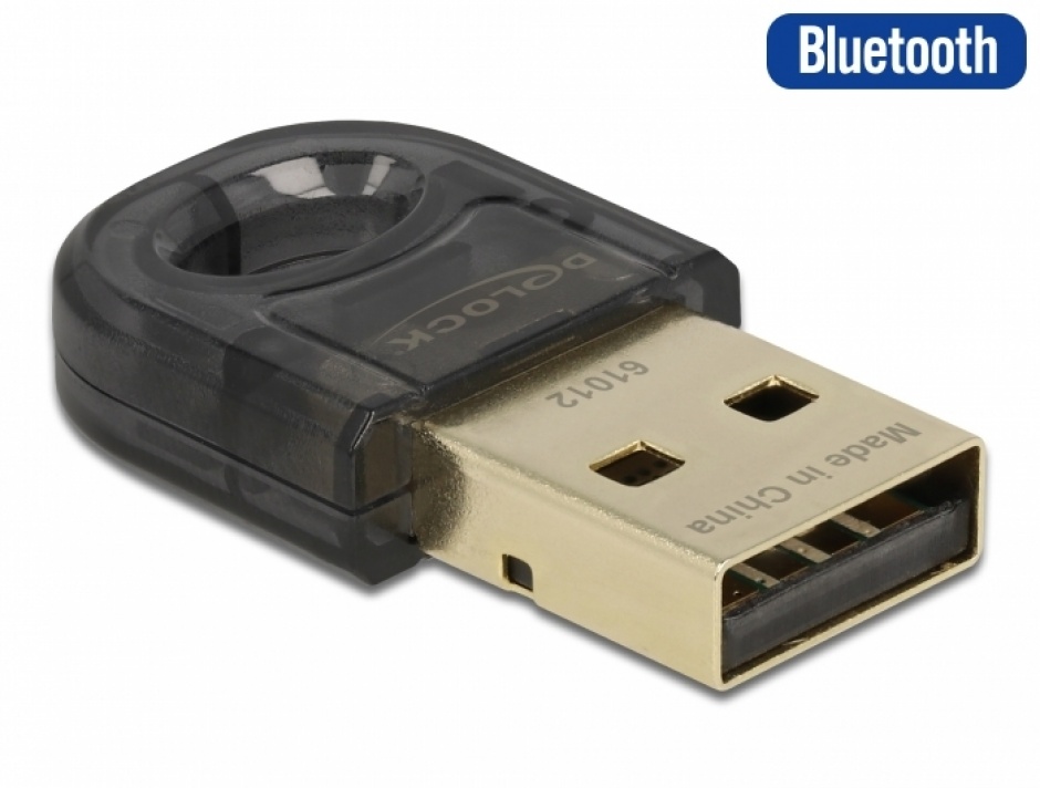 Adaptor USB 2.0 Bluetooth 5.0, Delock 61012 conectica.ro
