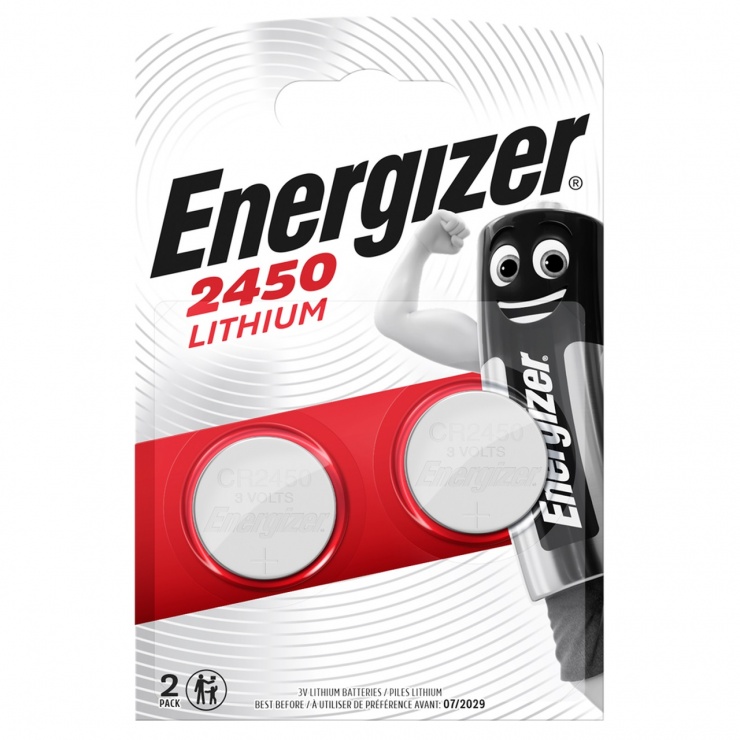 Set 2 baterii CR2450, Energizer 638179