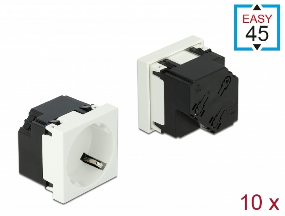 Cablu USB-A 2.0 la Lightning retractabil pentru modul Easy 45, Delock 81331 imagine noua