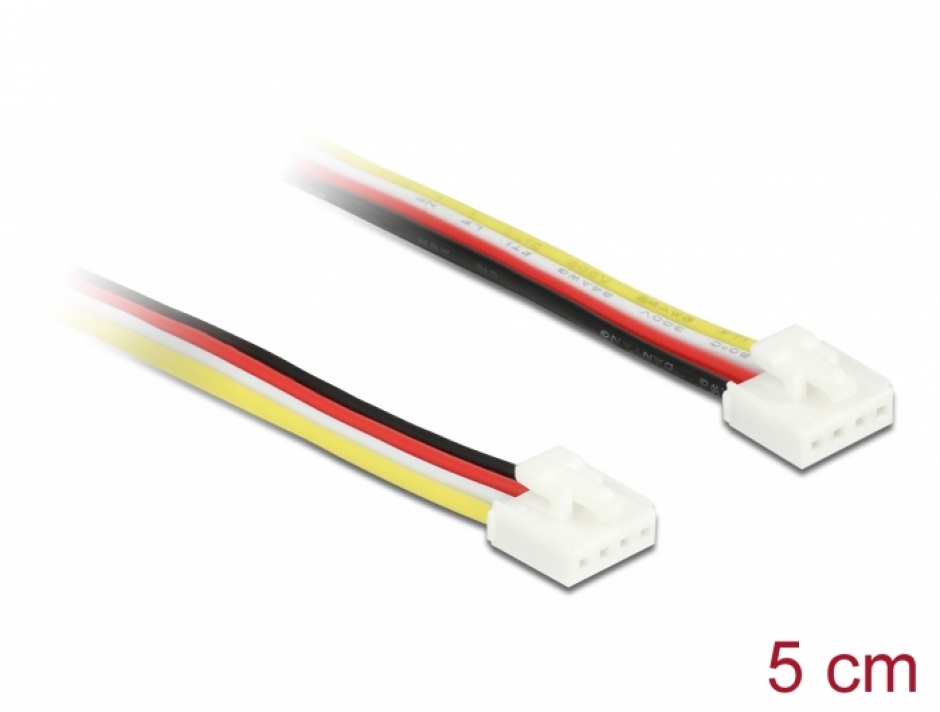 Cablu universal IOT Grove (placi Arduino) 4 pini T-T 5cm, Delock 86951 conectica.ro