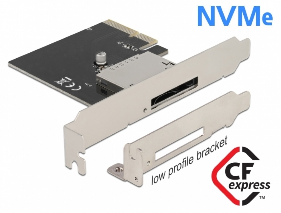 PCI Express cu 1 x CFexpress extern, Delock 91755 conectica.ro