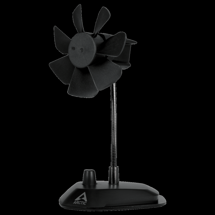 Ventilator cu montare birou USB Negru, Arctic ABACO-BRZBK01-BL Arctic